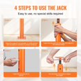 thumbnail image 7 of House Floor Jack 18000 lbs Max Load Capacity 56 to 100 Inch Height Range Adjustable Support Beam Telescoping Steel Jack for Basement Leveling and Temporary Lift Support, 7 of 7