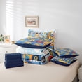 thumbnail image 6 of Castle Fairy Preppy Children Cartoon Car Twin Bedding Sets,Car Theme Bedding Comforter Set, 6 of 8