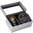 thumbnail image 1 of Juego de regalo de 2 piezas con brocha de afeitar Taylor of Old Bond Street Black Pure Badger y cuenco para crema de afeitar Jermyn St. de 150 g, 1 of 5