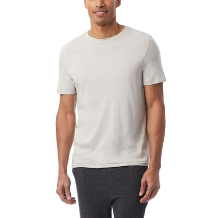 Alternative Men's Outsider Heavy Wash Jersey T-Shirt, Light Grey, 2XLarge