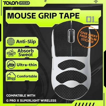 TALONGAMES Mouse Grip Tape for Logitech G Pro X Superlight Wireless, Argyle Pattern, 1 Count, 1 Pack
