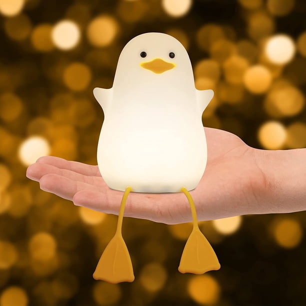 Luz nocturna para niños, luz nocturna recargable para bebés, luz nocturna para niñas, luz nocturna LED táctil de silicona portátil, decoración de habitación, regalo para niños, regalo para novias.