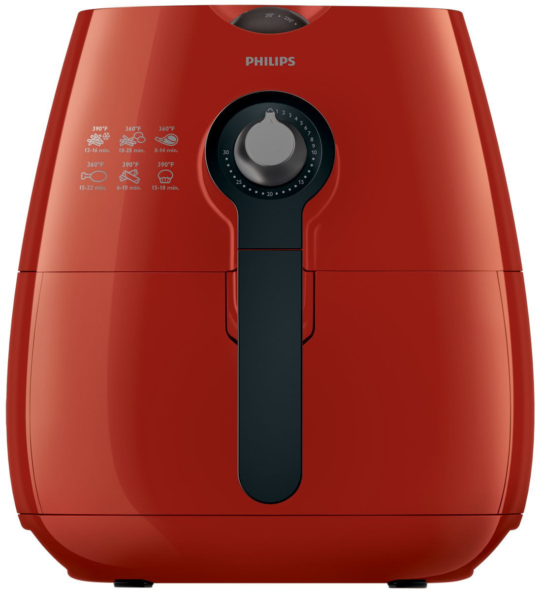 Spoedig Aanpassingsvermogen Uitreiken Philips Viva Collection 2.75qt Analog Air Fryer - Red/Grey (HD9220/96) -  Walmart.com