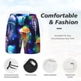 thumbnail image 5 of Haiem Transparent Jellyfishes Men'S Quick-Dry Swim Trunks: Comfortable Beach Shorts With Mesh Lining And Pockets - Ideal For Swimming And Sunbathing Xx-Large, 5 of 9