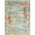 thumbnail image 1 of Unique Loom Baracoa Vibrant Tones Area Rug 10' x 13' Rectangular Ivory/Gray, 1 of 2