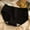 Black, variant on LYEAA 100% Cotton Underwear for Women Mid Waisted Cool Briefs Breathable Comfort Solid Daily Panties Full Fashionable Underpants Green M