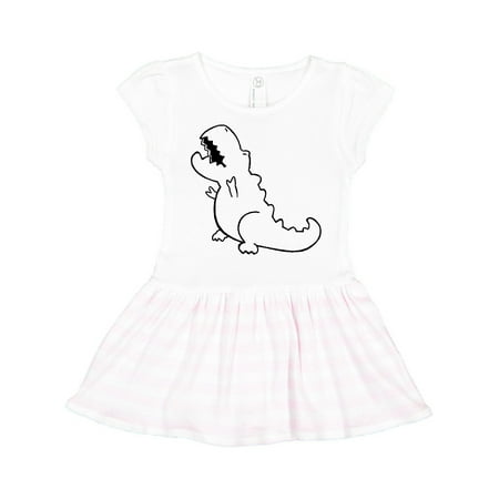 

Inktastic Pocket Dino Baby Tyrannosaurus Gift Toddler Girl Dress
