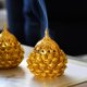 thumbnail image 3 of Quemador de incienso Macarena Resina Dorado Reflujo de humo, 3 of 8