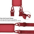 thumbnail image 3 of Silicone Case Compatible with iPhone 12 Pro Max, Adjustable Crossbody Necklace, Lanyard Neck Strap Protective Case Cover (Wine Red, iPhone 12 Pro Max), 3 of 13