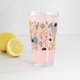 thumbnail image 3 of CafePress - Abstract Colorful Flowers Pattern - Pint Glass, Drinking Glass, 16 oz. CafePress, 3 of 4