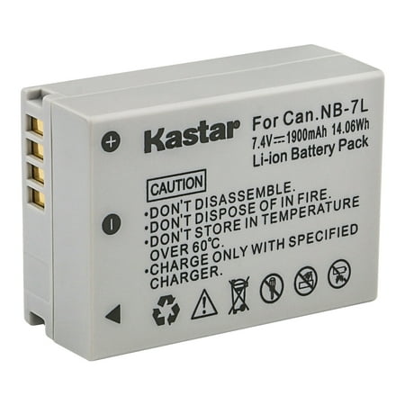 Kastar 1-Pack NB-7L Battery Replacement for Canon PowerShot G10 PowerShot G10 IS PowerShot G10IS PowerShot G11 PowerShot G12 PowerShot SX30 IS PowerShot SX30IS Camera