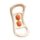 thumbnail image 4 of Herramienta de fitness circular para Pilates, rueda de Pilates deportiva, equipo de entrenamiento con aro de fitness naranja beige, 4 of 9