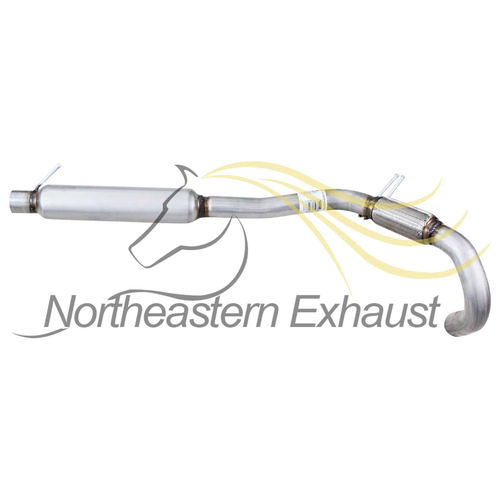 Northeastern Exhaust Stainless Steel Exhaust Resonator Compatible with 2011–2017 Chrysler Town & Country Dodge Grand Caravan VW Routan 3.6L – Direct Fit