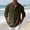Army Green, variant on LEKWK Casual Henley Shirts for men Long Sleeve Cotton Linen Band Collar Button Down Beach Tops Lightweight Summer Vacation Pullover Regular Fit Daily Lounge Wear Khaki S