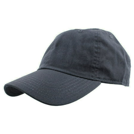 - Falari Baseball Cap Hat 100% Cotton Adjustable Size Charcoal