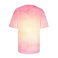thumbnail image 5 of Tie Dye Shirts for Women Crewneck Short Sleeve T Shirts Oversized T Shirts for Women Casual Blouse, 5 of 5