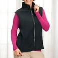 thumbnail image 2 of Polar Fleece Vest by Sawyer Creek Studio, Micro Fleece - Black, X Large, 2 of 6