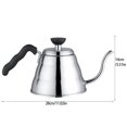thumbnail image 5 of Bouilloire à Café et à Thé en Acier Inoxydable avec Bec en Forme de Col de Cygne, 5 of 5