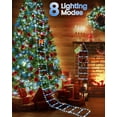 thumbnail image 3 of Luces navideñas LED Toodour de 10 pies con Papá Noel, color blanco y azul, 3 of 7