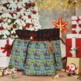 thumbnail image 6 of Rocae Construction Machinery Print Christmas Drawstring Linen Gift Bag with Drawstrings Treat Bag Goody Present Bags for Christmas Party Favor, 6 of 8