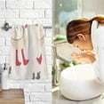 thumbnail image 7 of Yayeee 100% Cotton Hand Towels for Bathroom 16" x 28" Soft Absorbent Kitchen Towel, Winter Geese, 7 of 7