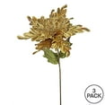 thumbnail image 3 of Vickerman OF160108 Tige de Fleur de Poinsettia d'Or&44; 15 Po., 3 of 3