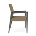 thumbnail image 2 of Pemberly Row Waiting Reception Wide Guest Chair Wood Frame in Brown, 2 of 5