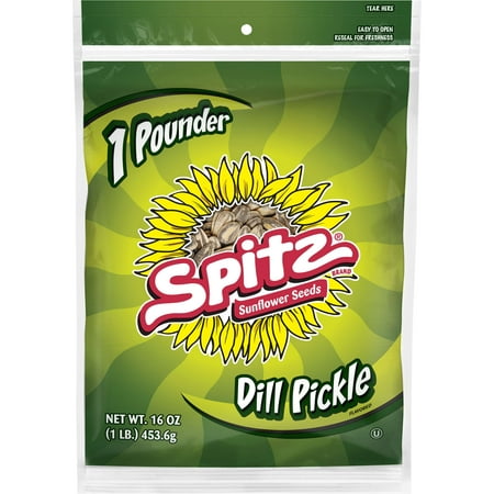 Spitz Dill Pickle Flavored Sunflower Seeds 16 oz. (Best Dill Pickle Sunflower Seeds)