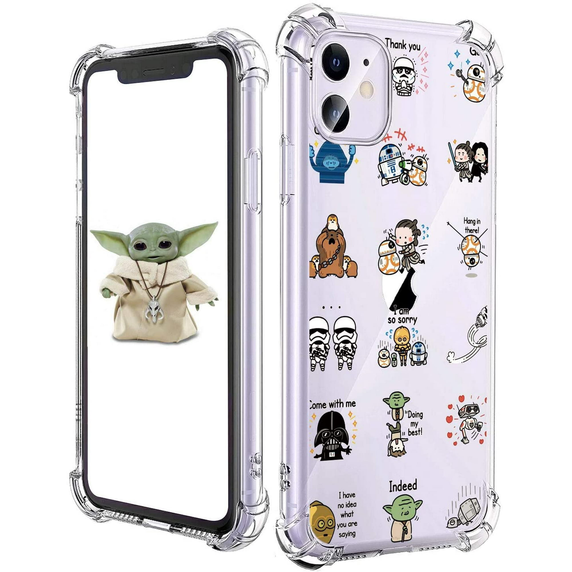 for iPhone 11 Case Cartoon Character Funny Cute Fun TPU Design Cover for Girls Men Women Teen, Fashion Cool Unique Anime Protective Aesthetic Clear Cases Coffee Yuda Baby (for iPhone 11 for iPhone 11 Case Cartoon Character Funny Cute Fun TPU Design Cover for Girls Men Women Teen, Fashion Cool Unique Anime Protective Aesthetic Clear Cases Coffee Yuda Baby (for iPhone 11