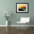 thumbnail image 3 of Trademark Fine Art "Sunrise Walking" Canvas Art by Beata Czyzowska Young, White Matte, Black Frame, 3 of 4