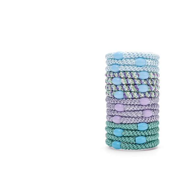 Pisexur Belleza Maquillaje 15 latas de diadema deportiva tejida para mujer, versátil y de uso diario, para coleta alta sin dañar el cabello, accesorio de alta elasticidad.para mujeres y hombres