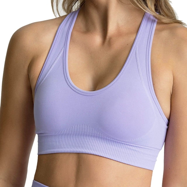 Mashaouyo 2025 Bra Womens Comfort Lightly Lined Seamless Wireless Triangle Bralette Bra