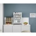 thumbnail image 5 of 24 in. Commercial Countertop Display Freezer in White with Stainless Steel and Glass Door, 4.6 Cu. ft. (KM-MDF46GD), 5 of 12