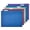 Assorted Jewel-tone Colors, variant on Hanging File Folders with Adjustable Tabs for Document Organization, Letter Size, Aqua, 25-Pack