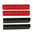 thumbnail image 1 of Lefu 4pcs Bit Holder 10 Hole 1/4 Hex Shank Screwdriver Plastic Screwdriver Storage, 1 of 9