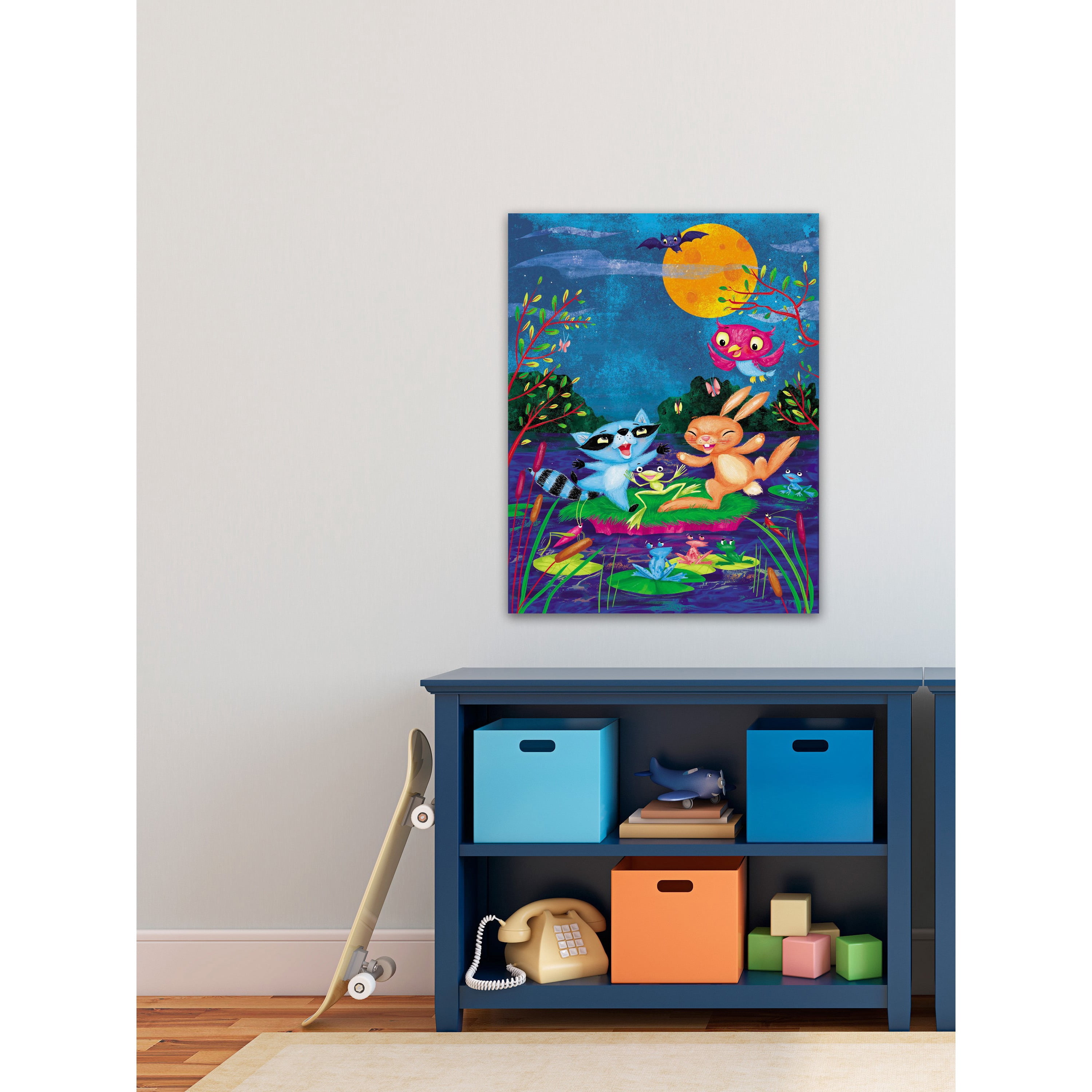 Marmont Hill "Pond Friends" by Curtis Painting Print on Canvas