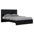 thumbnail image 4 of Titan Furnishings Waldorf 4-Piece Wood Eastern King Bedroom Set in Black, 4 of 17