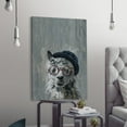 thumbnail image 6 of Marmont Hill Mad Hatter Llama Canvas Wall Art, 6 of 7