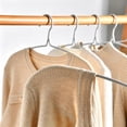 thumbnail image 6 of Extra Thick Non Slip Clothes Hangers Anti Shoulder Bump Wardrobe Hanger with Hooks for Drying Clothes Home Organization 10 Pack, 6 of 7
