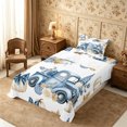 thumbnail image 3 of Erosebridal Gnome Truck Twin Sheets 3pcs,Fall Farm Bedding,Light Blue,1 Flat Sheet, 1 Fitted Sheet and 1 Pillowcase, 3 of 6