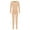A Nude, variant on TiaoBug Kids Girls Gymnastics Bottoming Suit Long Sleeve Fleece-Lined Dance Tops with Leggings Set A Nude 3-6