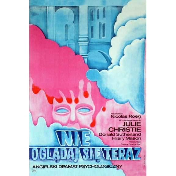 Julie Christie and Donald Sutherland in Don't Look Now Polish artwork 24x36 Poster