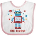 thumbnail image 3 of Inktastic Robot Big Brother II Boys Baby Bib, 3 of 4