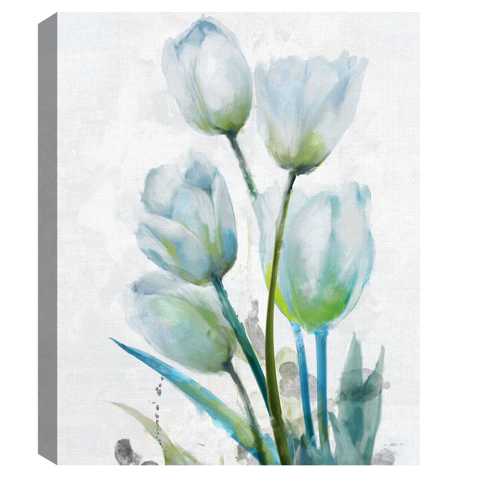 Tulip Gethering I-II by Studio Arts Wrapped Canvas Art Print Set of 2