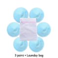 thumbnail image 1 of Almohadillas para el pecho lavables orgánicas Yashi almohadillas para el pezón para lactancia materna Cubiertas para pezones reutilizables para lactancia azul, 1 of 5
