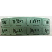 USA Flag Raffle Tickets 2000 per Roll 50/50 (Green)