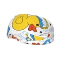 thumbnail image 2 of Uemuo Ducks and Anchors Printed Sports Headbands for Men Women,Moisture Wicking Workout Headband, Sweatband Headbands,Non-slip Workout Gym Yoga Headband, 2 of 9