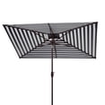 thumbnail image 6 of SAFAVIEH Outdoor Collection Athens 6.5 x 10-Foot Rectangle Umbrella Navy/White, 6 of 6
