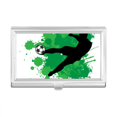 thumbnail image 1 of Penalty kick Soccer Football Sports Business Card Holder Case Pocket Box Wallet, 1 of 3
