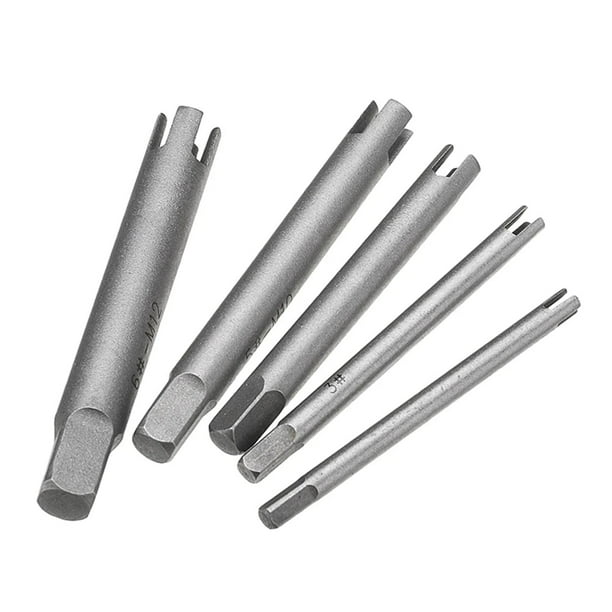 Extractor de tornillos de 5 piezas, extractores de , extractor de pernos , extracción de tornillos dañados M5 M6 M8 M10